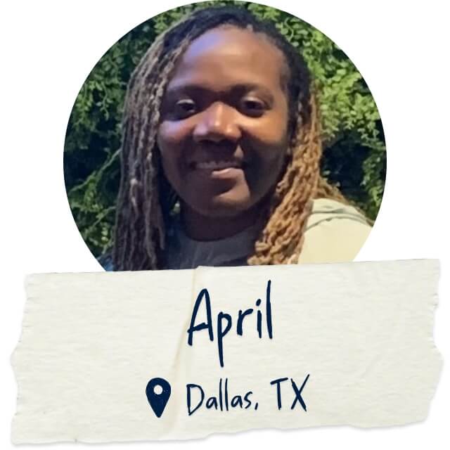 April - Dallas, TX